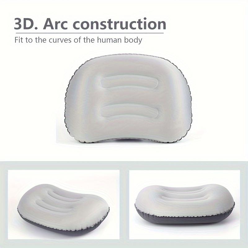 Camping Pillow with Ultralight Inflatable Pillow for Neck Lumbar Support Upgrade Backpacking Pillow