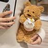 JC Heart Bear Plush Toy Triangle Cake & Magnolia Latte Milk Tea Cake