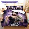 Biancheria da letto con motivo Rhea Ripley, Set piumone Copripiumone Federa Regalo di Compleanno per la Casa (1 * copripiumino + 2 * federa, senza nucleo)
