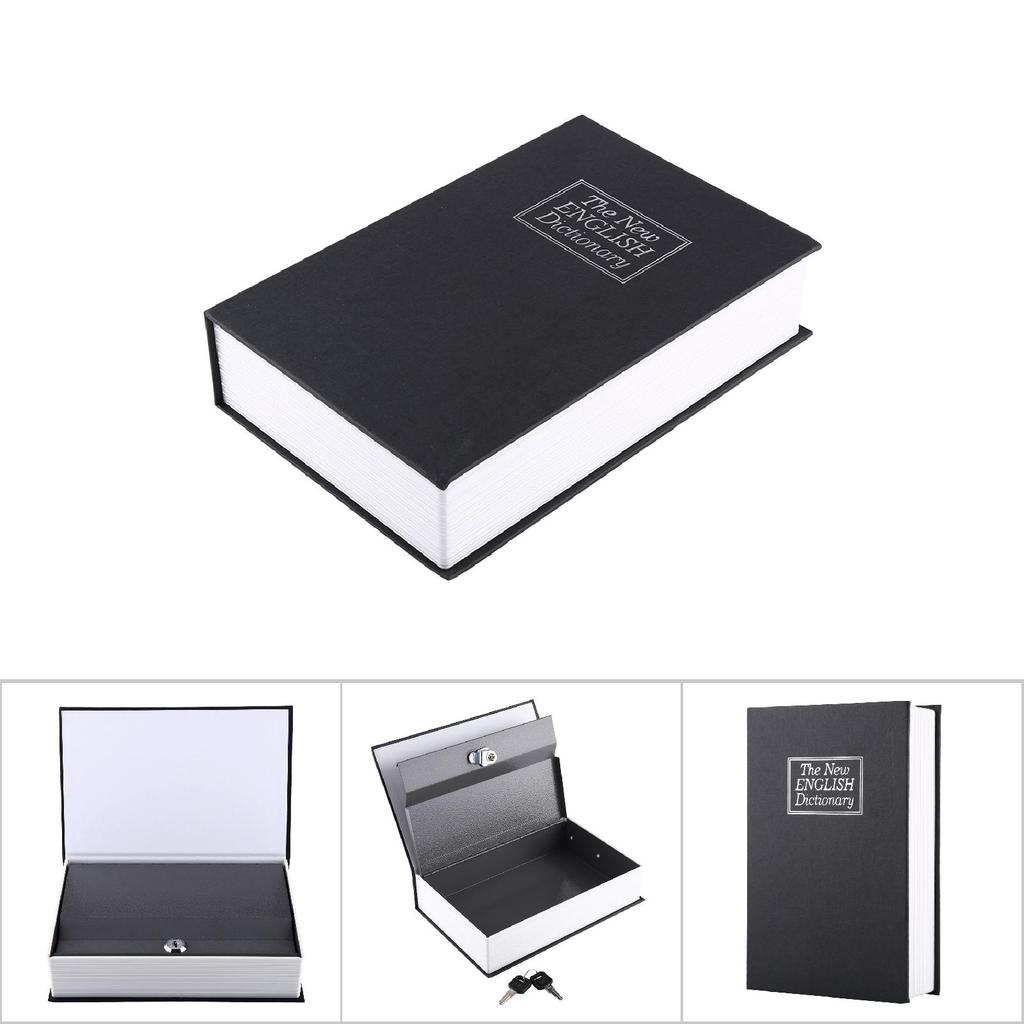 Crtive English Dictionary Safe Box Money Jewelry Collection Storage Case with 2Keys (Midium)