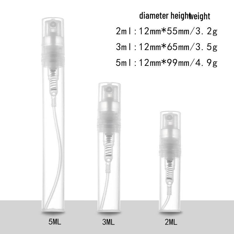 2ML/3ML/5ML Snap-On Perfume Pen - Plastic Spray Sample Bottles
