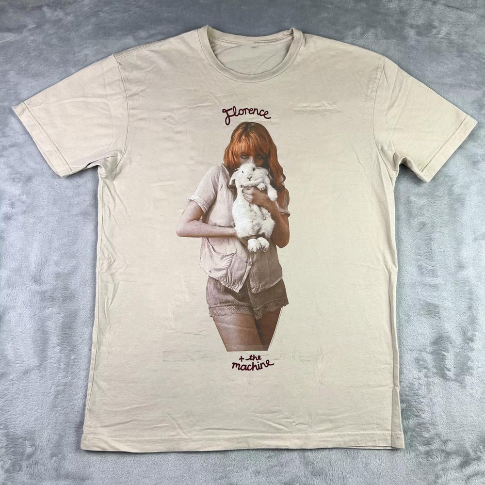 Florence And The Machine 2011 Rabbit Shirt Unisex White S-5XL 1J0205 Unisex T-Shirt XXXL