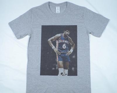 Dr J Julius Erving Graues T-Shirt Größen verfügbar S-3XL