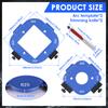 Woodworking Router Corner Radius Template Durable Aluminum Alloy Router Templates  8 Radius to Choose for Furniture Edges or DIY