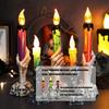 Halloween LED Candle Light Specters Hand Decoration Safe Flameless Design For Scary Party Decors Battery Operated