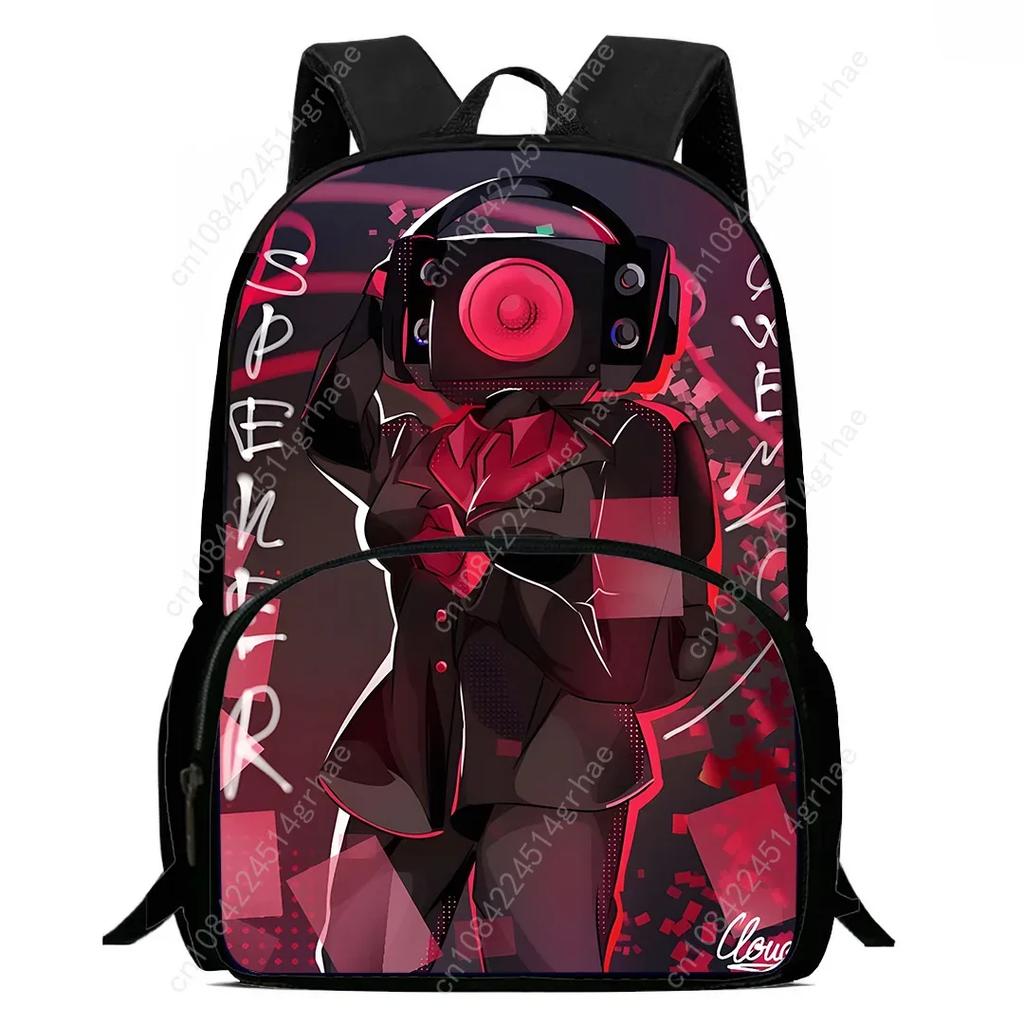 Kids Backpacks Boys and Girls Student Birthday Gift Child Skibidi Toilet School Bags Large Capacity Camping Durable Rucksack