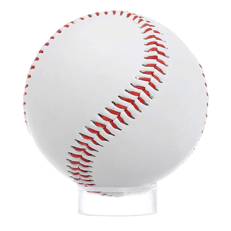 Acrylic Ball Stand Clear Round Display Stand Support Holder For Football Basketball Rugby Soccer