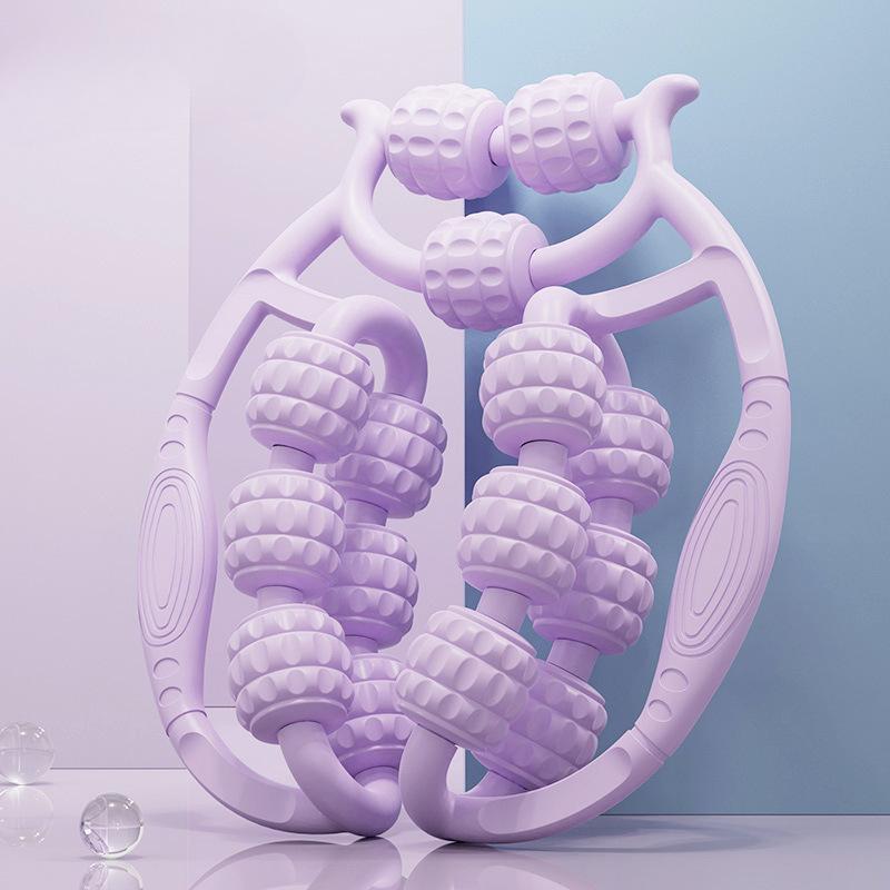 

Круглый зажим для ног, роликовый массажер с хвостовиком, профессиональный массажер для расслабления мышц, волшебный инструмент для тонких ног, многофункциональный пенопластовый вал для йоги