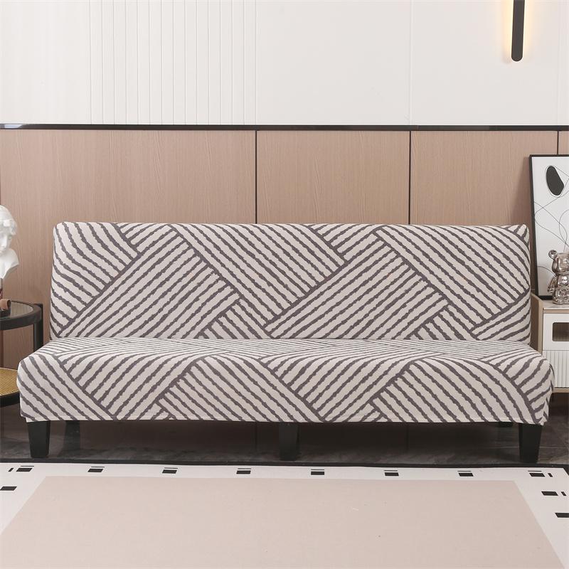

Эластичный чехол на диван-кровать, чехол-накидка на футон, полный складной чехол для дивана без подлокотников, защита мебели, легко снимается и стирается в машине S 120-145cm