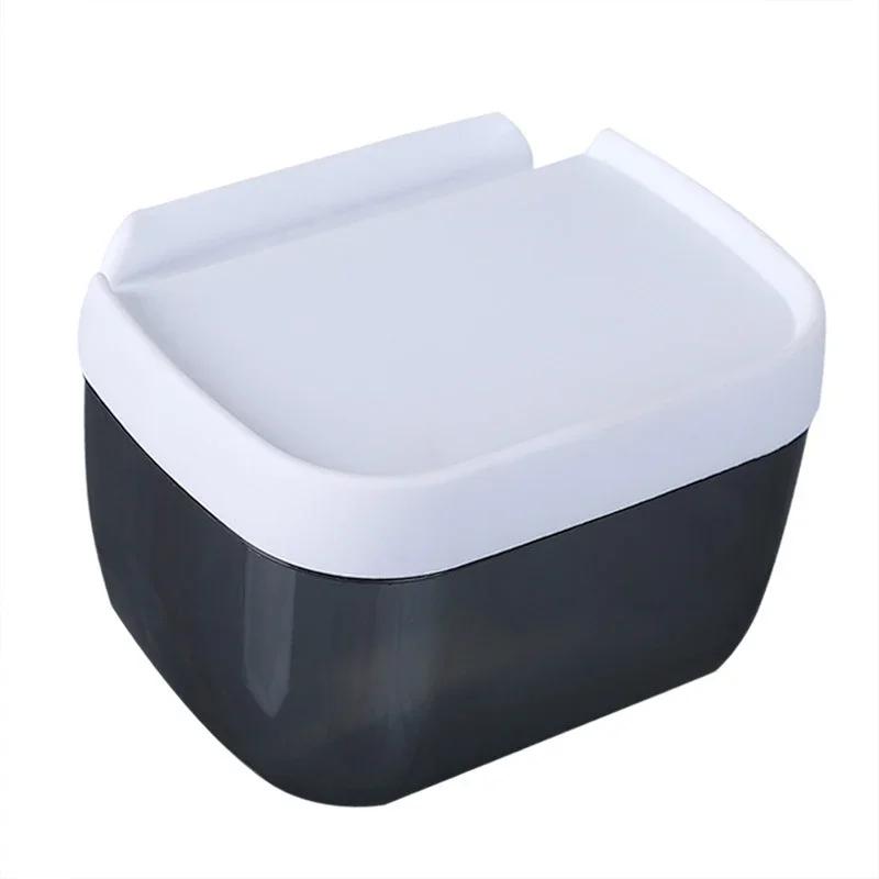 Waterproof Storage Toilet Paper Storage Box, Tissue Kitchen Bathroom Storage, 2PCS Household Toilet Paper Punching Free