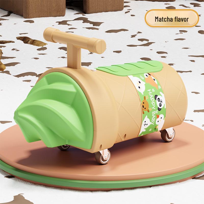 

Kids Ice Cream-Themed Four-Wheel Twist Scooter with Music, Lights, and Silent Wheels