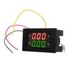 2 in 1 Volt Amp Meter 600V 20A Dual Digital Display LED Ammeter Voltmeter Gauge for Car Motorcycle