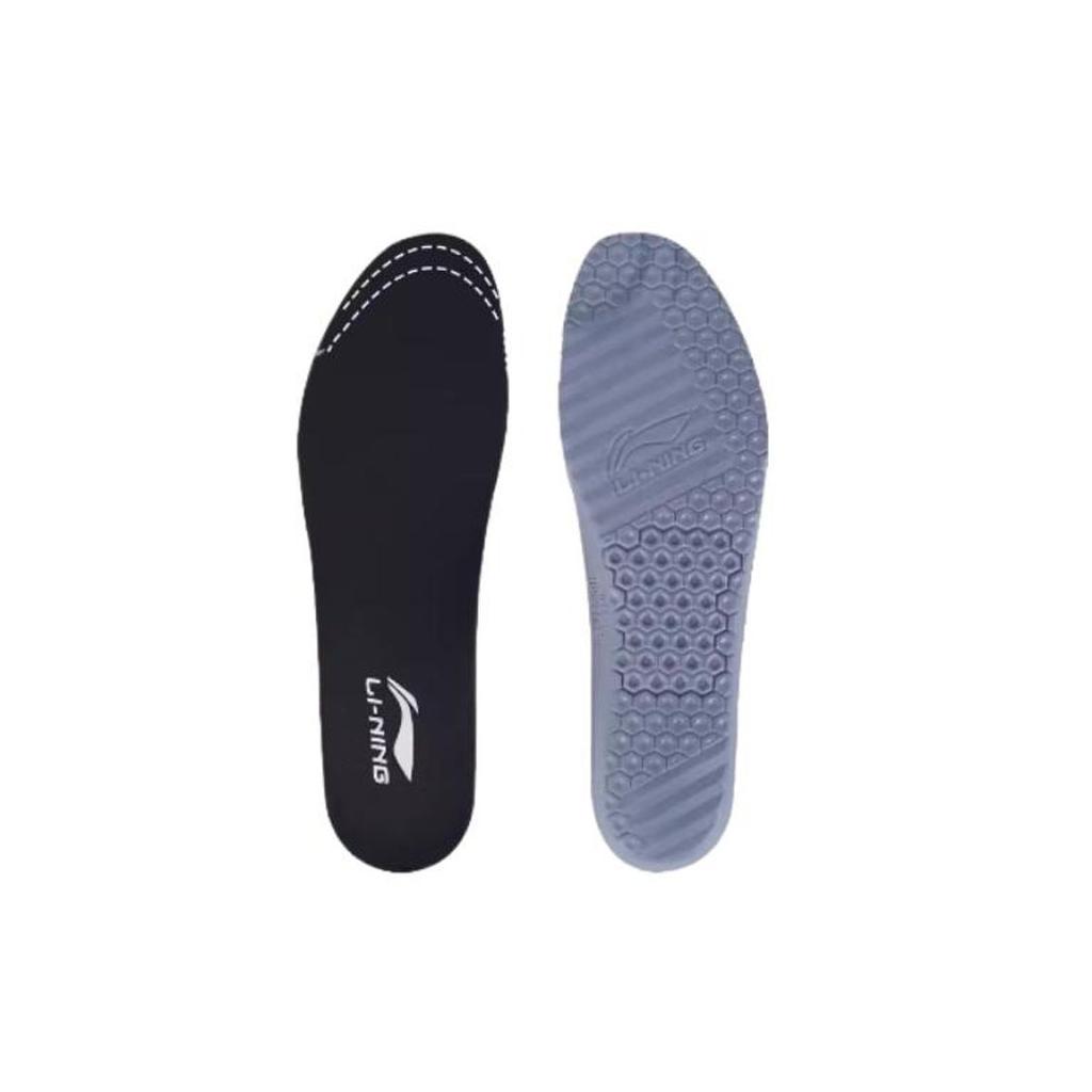 Li Ning Sports Running Shock Absorbing Breathable Professional Insole Unisex Insoles Gray Black YQAT037-1