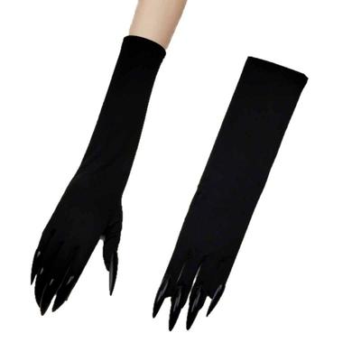 43Cm Damen Gruselige Klaue Lange Nägel Elastische Fäustlinge Halloween Teufels Geisterklauen Handschuhe Party Cosplay Performance Kostüm