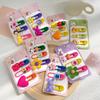 Colorful Cartoon Hairpin Set for Girls - Cute Duckbill and Side Clips for Little Girls' Bangs