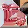 Double Happiness Wedding Static Cling Sticker for Room and Car Decorations