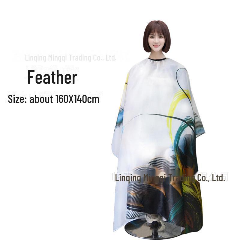 

Винтажный парикмахерский фартук: Парикмахерская накидка оверсайз для модных салонов красоты feather apron