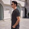 Mesh Ice Silk T-shirt Men's Short Sleeved Round Neck Half Sleeved Men's Base Shirt Men's T-shirt Quick Drying