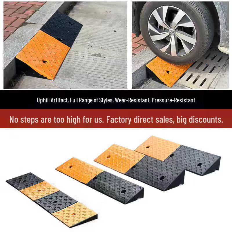 Rubber Curb Ramp Mat for Vehicles and Thresholds