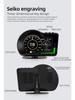 F15 Car Mod HUD: OBD Display for Speed, RPM, Water & Oil Temp, Fuel Consumption, Turbo & Clock