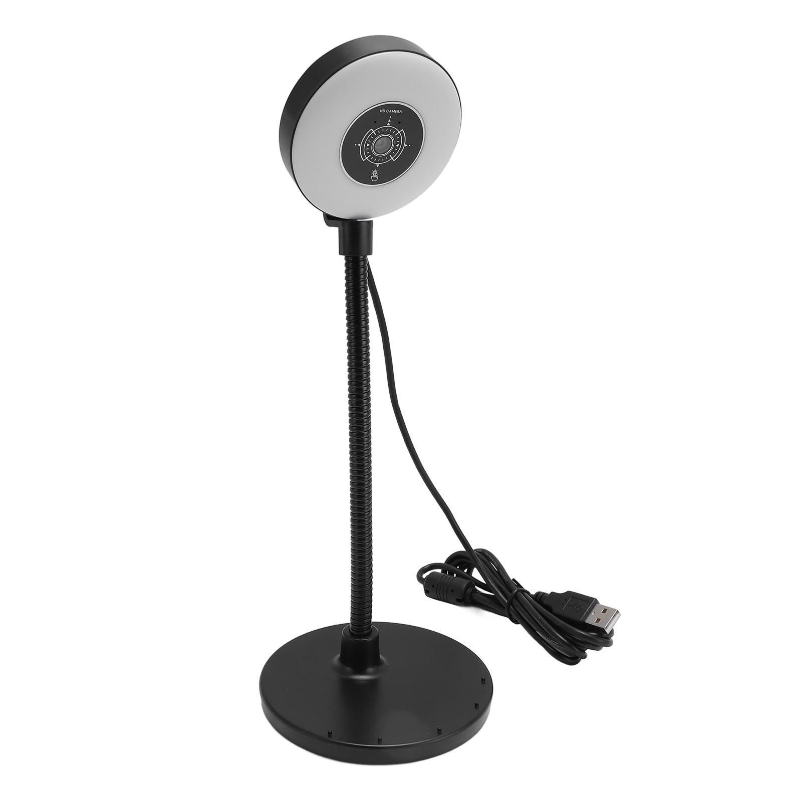 

Веб-камера з підсвічуванням, мікрофоном та пультом дистанційного керування, телескопічна стійка, автофокус, 8 МП HD USB веб-камера для потокового відео