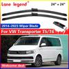 2PZ Spazzole Tergicristallo Anteriori Per VW Transporter T5 T6 Caravelle Multivan 2014 - Parabrezza Finestrino 24''+24''