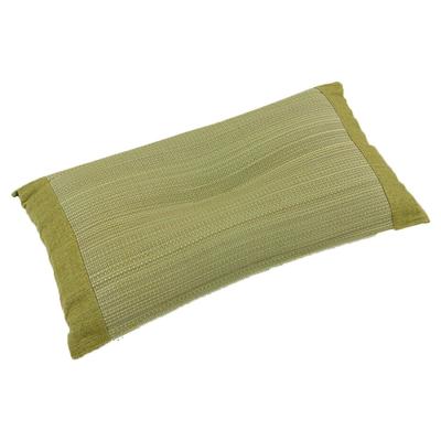 IKEHIKO Igusa Bedding Pillow Igusa Adjustable Height Smooth Deodorizing Simple Plain Rhythm Concave Flat Pillow Igusa Bedding 50 X 30 Cm Green Approx.