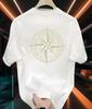 Sommer Neues Muster Gedrucktes T-Shirt Geeignet für Unisex Und Unisex Hergestellt Aus Reiner Baumwolle Modisches Und Vielseitiges T-Shirt