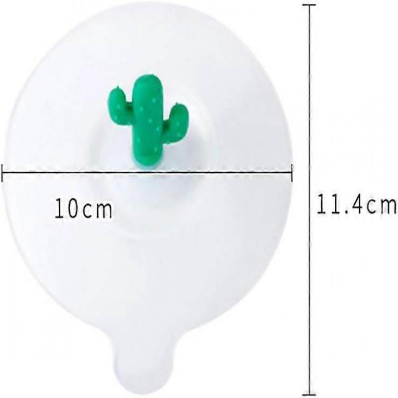 4 Pcs Silicone Glass Cup Covers, Reusable Anti-dust Cup Cover, Food-grade Drink Coffee Beer Mug Wine Glass Creative Cute Cactus