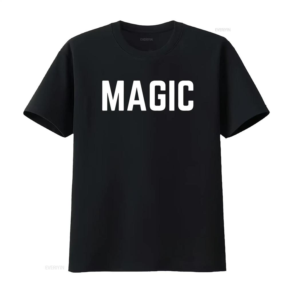 Magic t shirt Word Clothing vintage Washed Casual fashion streetwear Stretched designer clothes homme Top For Everyday Wear