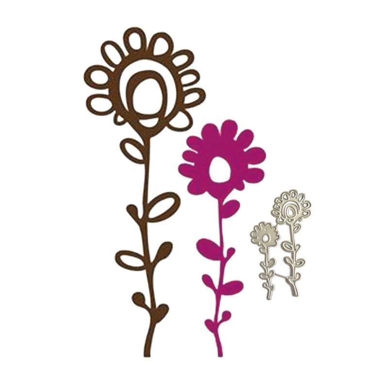 Flowers Metal Cutting Dies DIY Scrapbooking Decorative Embossing Paper Template
