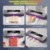 1Set Kitchen Food Storage Seal Electric Vacuum Sealer Built-In Cutter Touch Button Dry/Wet Food Sealing Vacuum Packaging Machine