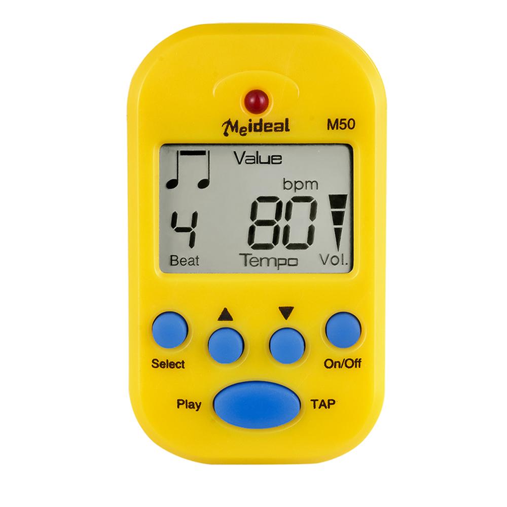 Profesjonell Metronome M50 Digital LCD Clip-on Tuner Metronom for gitar