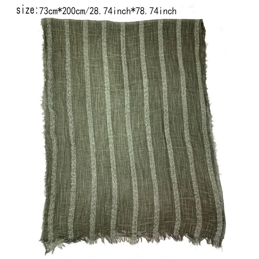 Striped Men's Striped Scarf Neckerchief Short Tassel Scarves Shawls  Wrap  for Men Women