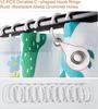 Shower Curtain Kids, Cartoon Dinosaur Shower Curtain Colorful Animals Plants For Boys Girls Polyester Fabric Waterproof Shower C