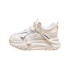 Mesh-Plateau-Sneaker Damen Frühling und Sommer neu dünne Muffinsohle Freizeitschuhe kleine höhenvergrößernde Dad-Schuhe
