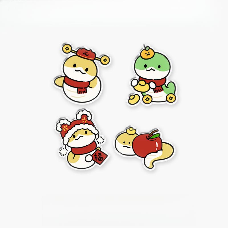 New Arrival Promotional Fridge Magnets - Plastic Material 2D & 3D Cartoon Fridge Magnets Cute Cartoon and Anime Fridge Magnets