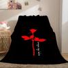 Sofa Blankets for Winter A-Depeche A-Mode Custom King Size Warm Knee Bed Fleece Camping Fluffy Soft Blankets Microfiber Bedding