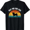 Best Pug Dad Ever Shirt Retro Pug Gift For Men Pug Dad T-Shirt