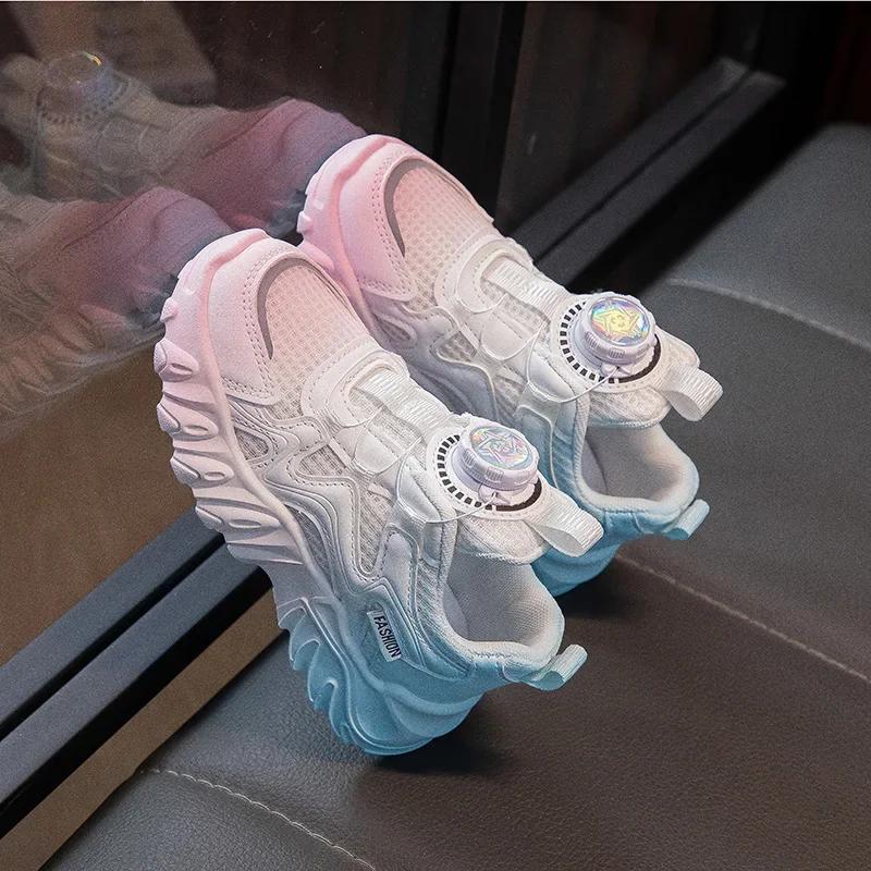 Children Sneakers Unisex Dad's Shoes Baby Boy Trainers Girls Shoes Clunky Sports Tennis Casual Flats Child Infant Footwear
