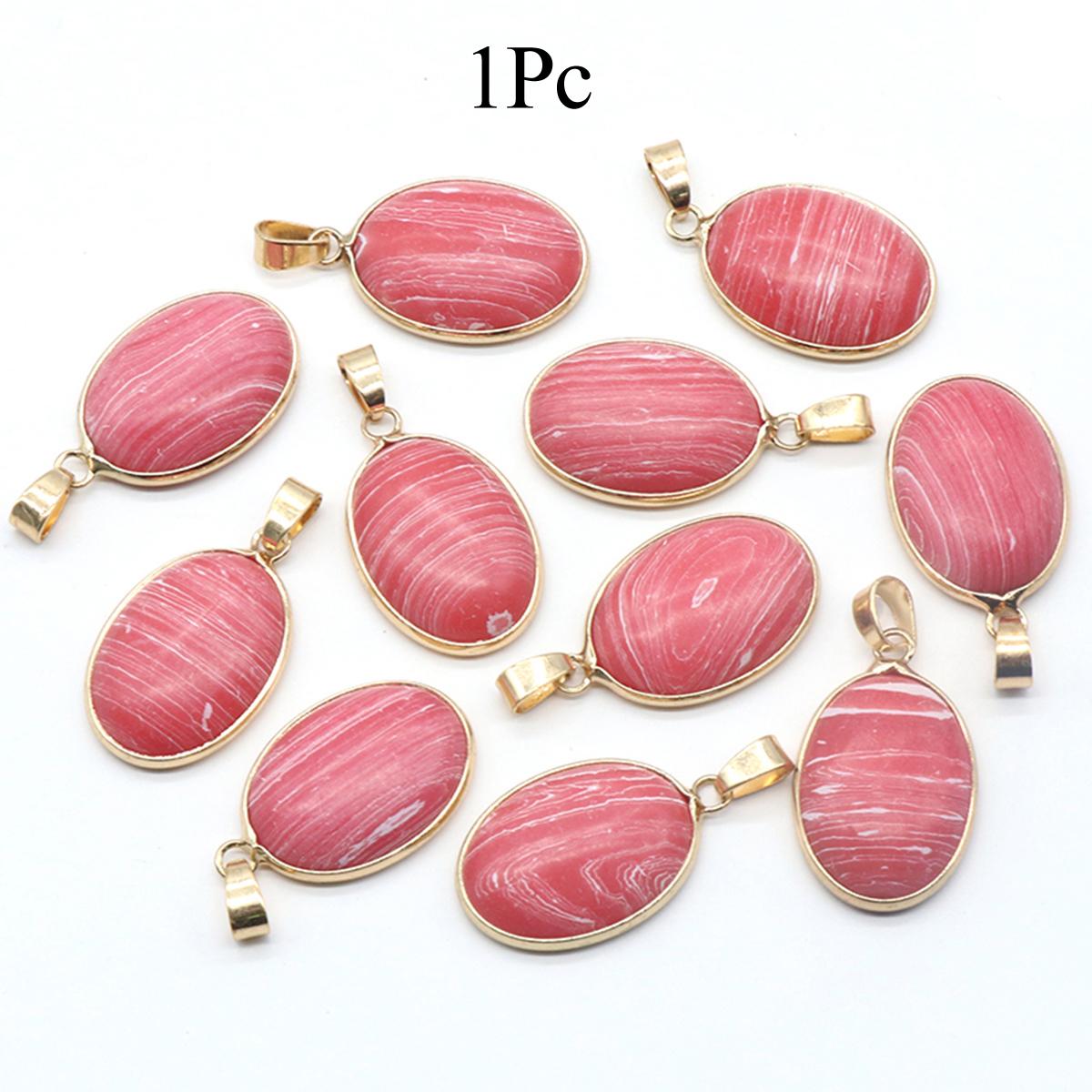 

1 шт., хрустальный кулон с целительным эффектом Рейки, энергетический натуральный камень опал бирюзовый агат овальные подвески для изготовления ювелирных изделий своими руками ожерелье креативные подвесные аксессуары 1Pc/25×19mm