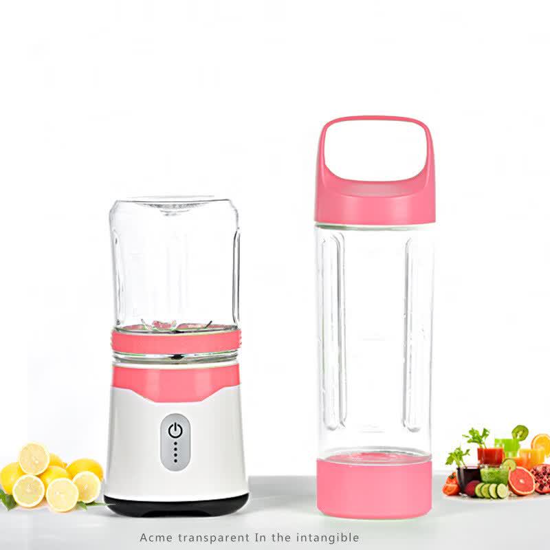 LISM Portable USB Rechargeable Mini Electric Juicer with Double Cups
