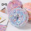 Hand Spun Art Yarn Hand Blended Yarn Colorful Handmade Crafting Yarn for Jewelry Making Junk Magazines Knitting Crafts Card Making