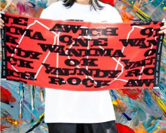 ONE OK ROCK VS WANIMA Merchandise SD Face Towel