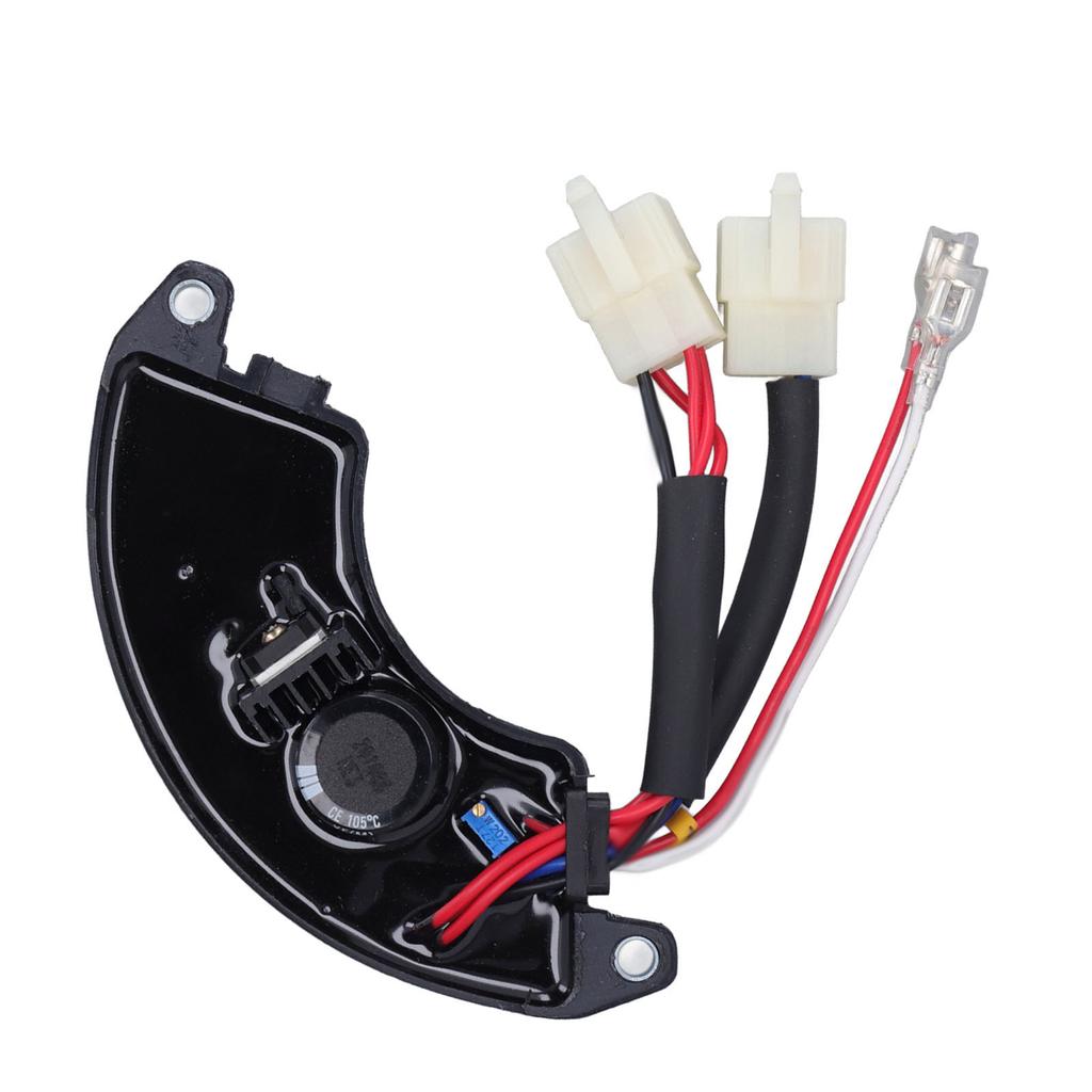 Generator Automatic Voltage Regulator 3 Phase 8 Wire ABS Shell 400V 220UF Capacitor AVR Voltage Regu