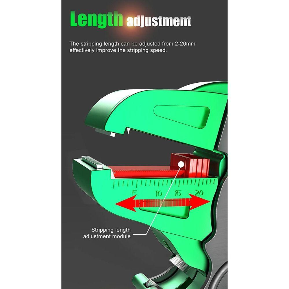 1Pcs LA322024 Wire Stripper Adjustable Cable Cutting Nippers New Electrician Pliers