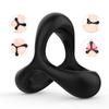 Anelli di ritardo elastici Anello di ritardo dell'eiaculazione Anello di blocco dello sperma Ritardo dell'eiaculazione per il sesso Anello in silicone nero per uomini