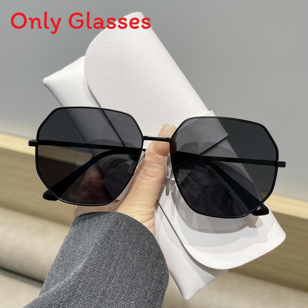 Square Frame Uv Protection Sunglasses For Men And Women With Trendy Style