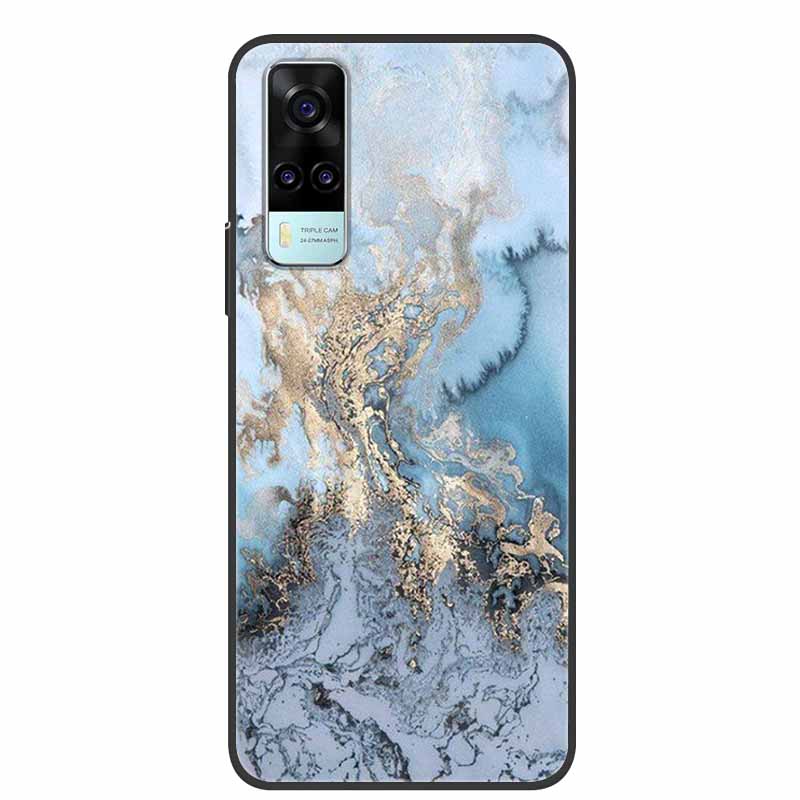 For vivo Y31 2021 Case Shockproof Soft silicone TPU Back Cover For Vivo Y53S 4G Y31 2021 Y 31 Case V2036 Phone Case Cute Cartoon