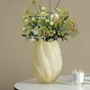 Vase en Verre Européen Minimaliste, Petite Pièce Maîtresse Créative de Luxe pour Table à Manger Salon, Support de Fleur Hydroponique